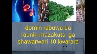 DOMIN RABUWA DA RAUNIN MAZAKUTA GA SHAWARWARI 10 DAGA GIDAN MAGANI HERBAL [upl. by Younger160]