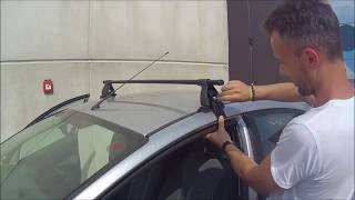 How to Fit Green Valley Roof Rack Cross Bars  Ford Fiesta mk6 mk7 [upl. by Pegg484]