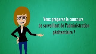 Vidéo Préparation concours surveillant administration pénitentiaire – Carrières publiques [upl. by Anaud]