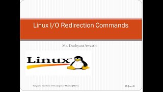 Redirection Input And Output Command In Linux [upl. by Adeehsar]