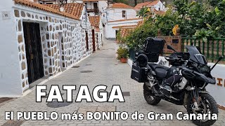 Os enseño el BONITO PUEBLO de FATAGA en mi viaje a GRAN CANARIA en MOTO [upl. by Bullard]