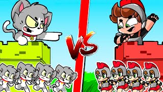 EJERCITO de ACENIX vs EJERCITO de INVICTOR 🐱⚔️ Invictor y Acenix [upl. by Dera]