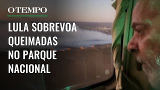 Fumaça volta a cobrir Brasília e Lula faz voo para acompanhar queimadas no Parque Nacional [upl. by Okiam]