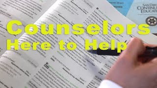 SDCCD Counselors Here to Help [upl. by Trenna699]