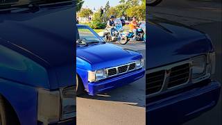 Nissan Custom Pickup Truck Drive By Woodward Dream Cruise 2024 [upl. by Adamski]