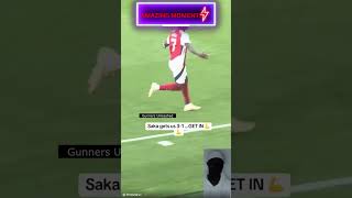 Bukayo Saka goal vs Southampton🔥❤football highlights premierleague [upl. by Cherilyn124]