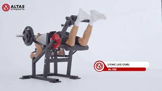 Altas Strength Compact Leg Curl amp Extension Station AL169 Exercise Guide [upl. by Annagroeg]