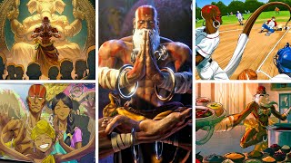 Street Fighter 6 World Tour  All Dhalsim Cutscenes Dialogues amp Arts Max lvl  Bond [upl. by Lorette]