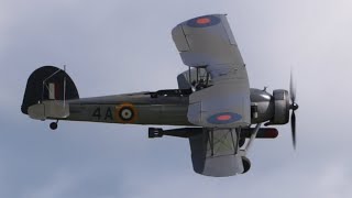 Fairey Swordfish at Old Warden 7th May 2023 [upl. by Sirapal504]