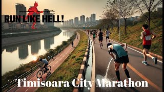 Timisoara City Marathon 422 km  am dat la rate pe malul Begai [upl. by Nnyleve]