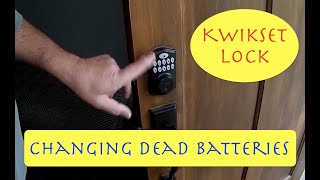 Kwikset Lock Battery Change [upl. by Elinor792]