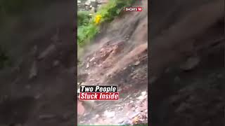 Himachal Flood News Today  Several Houses Collapse In Shimlas Krishna Nagar  News18 shorts [upl. by Alban]