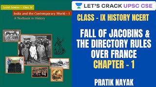 L6 French Revolution Fall of Jacobins amp the Directory Rules over France  Class 9 History NCERT [upl. by Procto510]