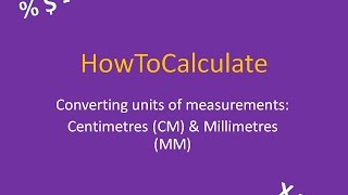 How to Convert Between Centimeters CM and Millimeters MM [upl. by Aitak]