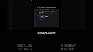 Python Cheat Sheet Master args and kwargs for Flexible Functions [upl. by Cyb]