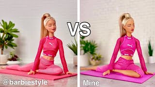 Recreating Popular BARBIE Doll INSTAGRAM Photos  Barbie Doll Videos [upl. by Sorgalim9]