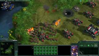 StarCraft II Terran Gameplay [upl. by Narag28]