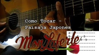 Como Tocar  Paisaje Japones Mon Laferte  Arpegios y Acordes [upl. by Abrams]