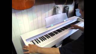 Piano Review  Casio Privia PX 735 digital electronic piano [upl. by Nawyt]