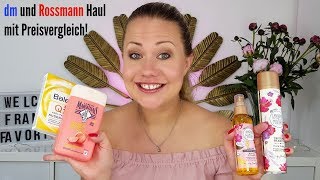 xxl dm und Rossmann Haul mit Preisvergleich [upl. by Dav497]