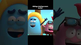 Siblings sharing a room be like ytshorts funnycartoon astrolology memes kidsshorts [upl. by Elawalo]