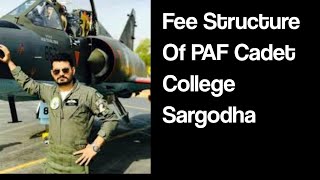 fee structure of PAF cadet college sargodha [upl. by Lebasy]