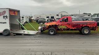 Diablo 4x4 trucks pulls at Brome Fair [upl. by Moreta]