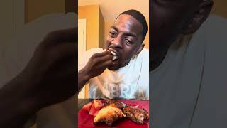 Juicy Air fryer Chicken thighs😩 Chef unckeif yuddygangtv food eatfood homemade mukbang [upl. by Dorolice736]