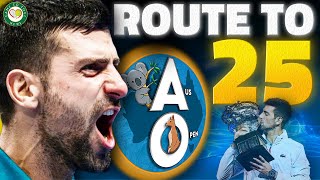 Djokovic Route to the Title 🏆  Australian Open Draw 2024 [upl. by Bodrogi553]