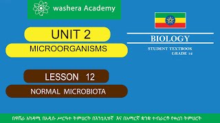 BIOLOGY GRADE 12 UNIT 2 LESSON 12 NORMAL MICROBIOTA [upl. by Cannon]