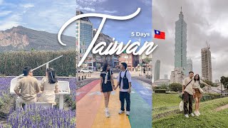 5 Day Taiwan Trip 🇹🇼  Taichung Tour Shifen Jiufen Yehliu Night Markets Food Recos Lucky Land [upl. by Eiramaliehs]