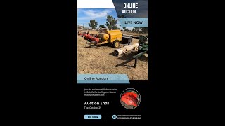 Online Auction Farm Equipment Light Construction amp Vehicles [upl. by Dimitri940]