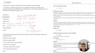 FE Review  Engineering Economics  Analyses [upl. by Han]