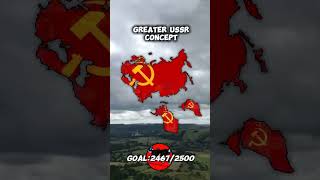 Greater USSR concept map mapping mapper europe geography history Ganymede921 [upl. by Mixie]