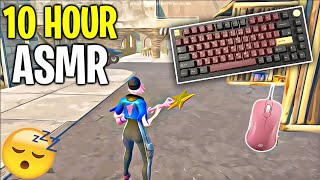 10 HOUR ASMR😴 CLICKY Mechanical Keyboard Sounds Fortnite Gameplay Chill To Sleep [upl. by Malva]