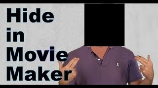 How to mask  blur  censor face in windows movie maker [upl. by Jessee]