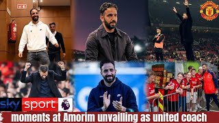 RUBEN AMORIM UNVEILED AS MANCHESTER UNITEDS NEW HEAD COACH THE FUTURE IS HERE [upl. by Eirised]