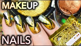 Nails using  makeup Metalmorphosis 005 Kit GOT NAILED [upl. by Wehner]