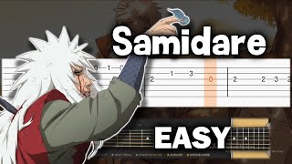 Naruto Shipudden  Samidare  Guitar tutorial TAB [upl. by Templia604]