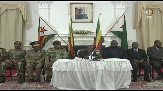 Robert Mugabe remains Zimbabwe president  FULL SPEECH [upl. by Ynatterb291]