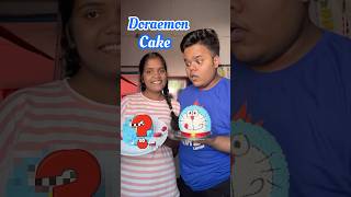 My Sister Vs Me  Who will make the best Doraemon Cake shorts [upl. by Koziara]