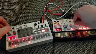 Techno 1 Korg Volca Sample Bass  DAWless live Jam [upl. by Christianson]