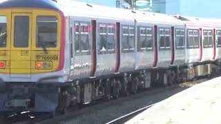 Cardiff Queen Street train station train going to Penarth [upl. by Neeloc840]