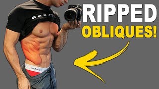 7min VCut Abs Workout For Ripped Obliques [upl. by Alamat]