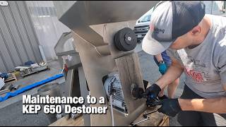 How to Replace the Top Bearing on the KEP 650 Destoner Juicing Systems [upl. by Lotson521]