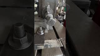 Using a traditional planer to make grooves on 3mm steel plates machining turningmachines [upl. by Anais]