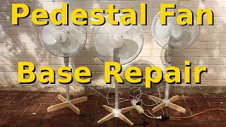 Repairing a pedestal stand fan base [upl. by Aeslehs527]