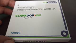 Clavador 625mg Tablet View Uses Side Effects Price in hindi [upl. by Adnih133]