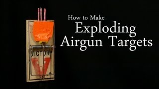 How to Make Exploding Airgun Targets [upl. by Eidualc493]