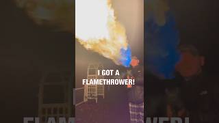 I Got A FLAMETHROWER The ‘Tactical Torch’ from TylersPropShop fire dad shortvideo shorts [upl. by Gnuy]